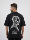 Webhead Spider Senses Oversized T-Shirt | Puff Print & Embroidered Streetwear Tee for Men